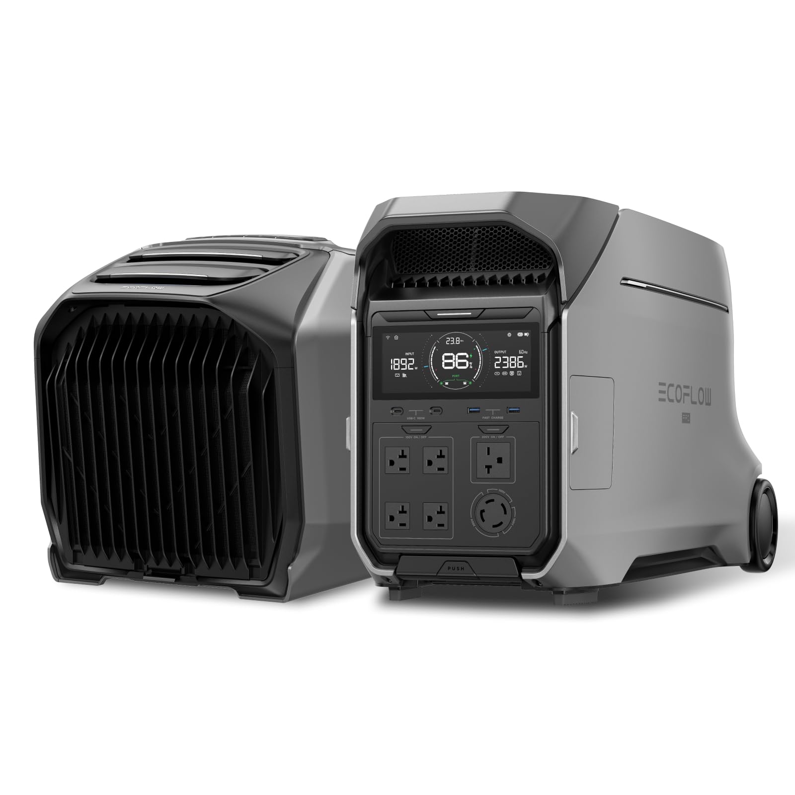 発電機・ポータブル電源 EcoFlow DELTA3 Amazon.co.jp: EcoFlow ポータブル電源 DELTA 3 1500 1536Wh ぽ